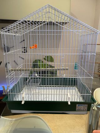 Jaula grande para pájaros, casi nueva