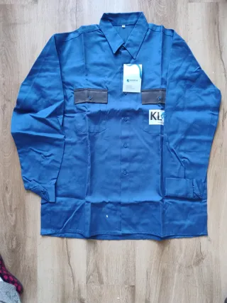 Camisa de trabajo azul T 44