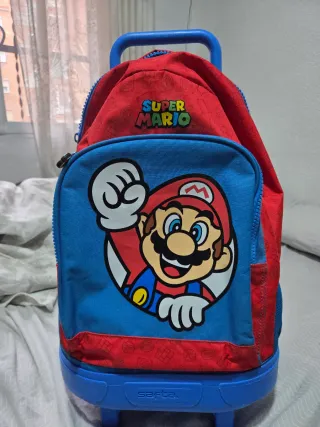 Mochila Safta Mario Bros Ruedas