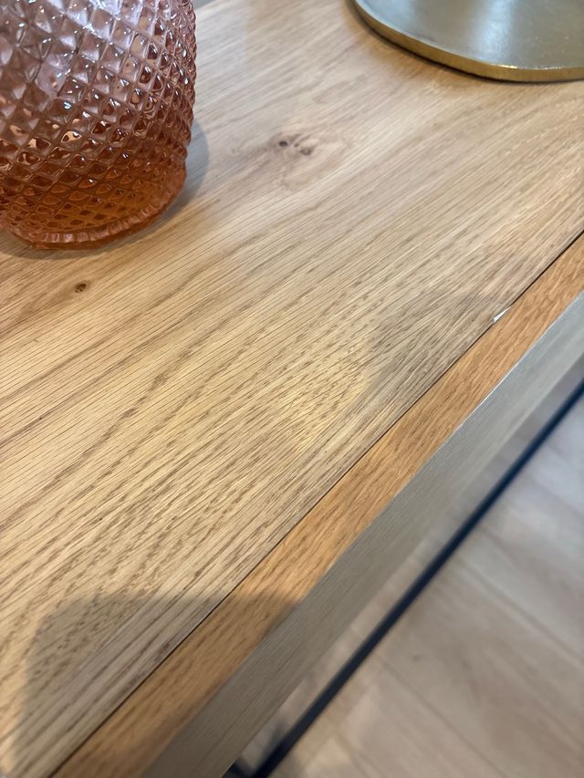 Aparador entrada madera y metal