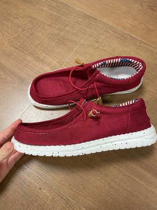 Náuticos Deportivos Rojos Talla 40 nuevos