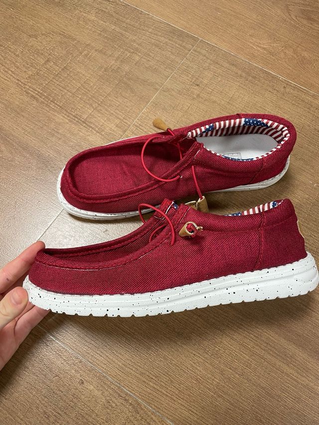 Náuticos Deportivos Rojos Talla 40 nuevos