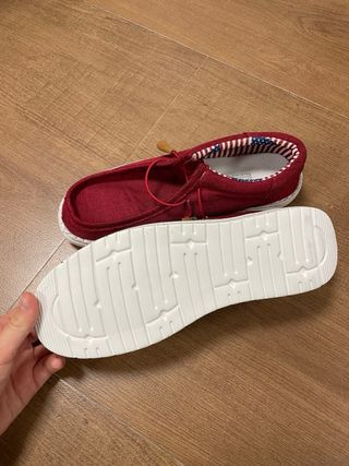 Náuticos Deportivos Rojos Talla 40 nuevos