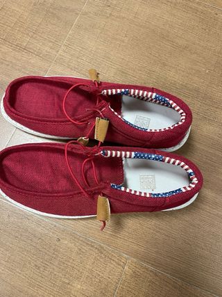 Náuticos Deportivos Rojos Talla 40 nuevos