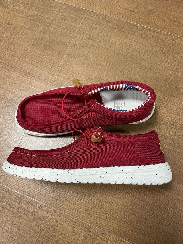 Náuticos Deportivos Rojos Talla 40 nuevos