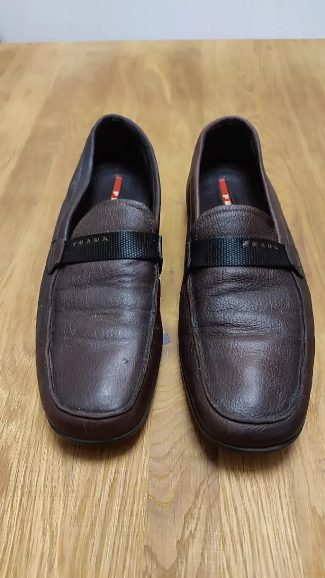 Mocasines Prada Marrones Talla 43