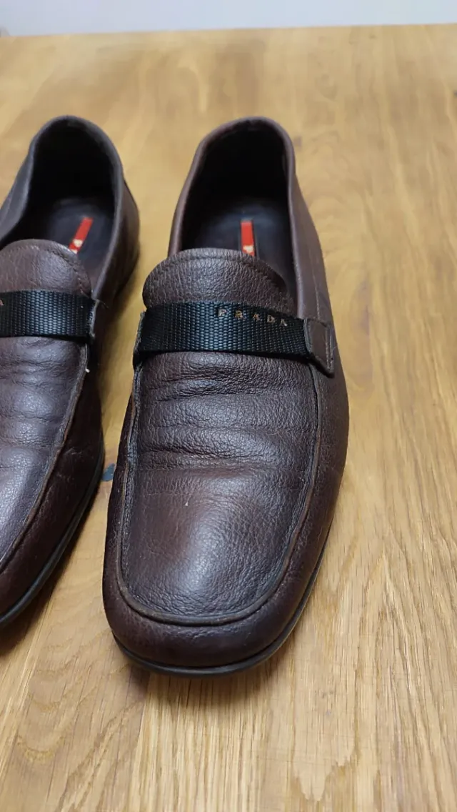 Mocasines Prada Marrones Talla 43