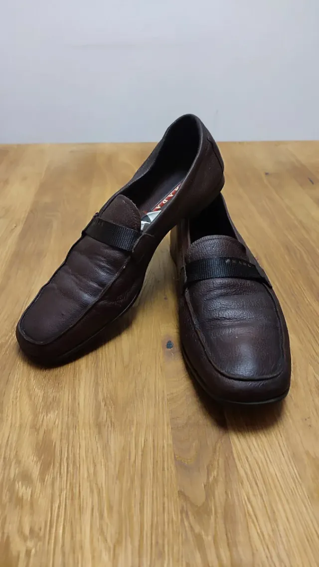 Mocasines Prada Marrones Talla 43
