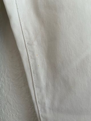 Pantalón pitillo blanco talla 38