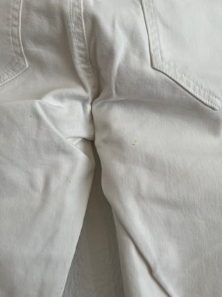 Pantalón pitillo blanco talla 38