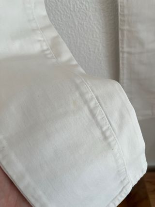 Pantalón pitillo blanco talla 38