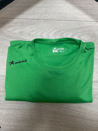 Camiseta Deportiva Unisex Talla XL Verde