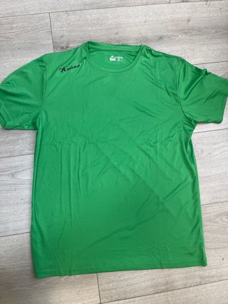 Camiseta Deportiva Unisex Talla XL Verde