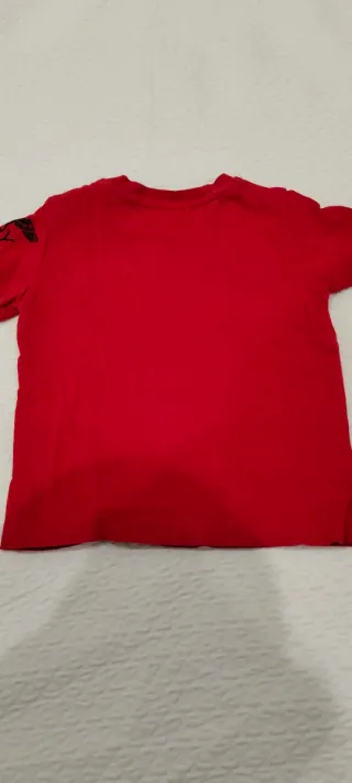 Maglietta neonato Boy London rossa