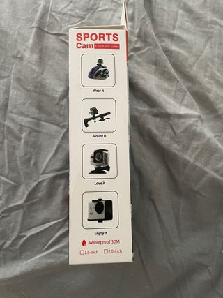 Cámara deportiva CBX Full HD 1080p