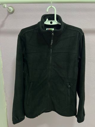 Chaqueta Forro Polar Negra