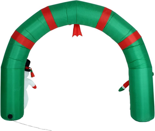 Arco Gonfiabile Gigante Natalizio Altezza 240 cm c