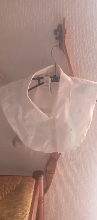 Cuello camisa H&M blanco talla 46