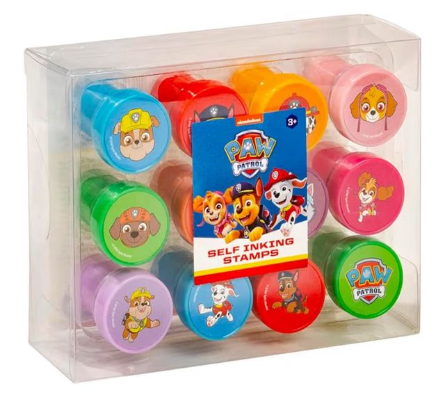 Set di 12 timbri Paw Patrol
