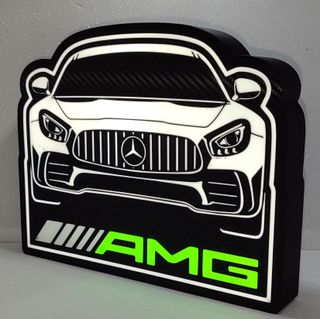 Lámpara led Logo AMG Mercedes Benz 20% DESCUENTO