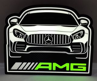 Lámpara led Logo AMG Mercedes Benz 20% DESCUENTO