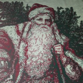 rug natalizio, americano (coperta, centrotavola)