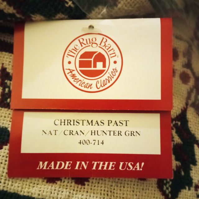 rug natalizio, americano (coperta, centrotavola)