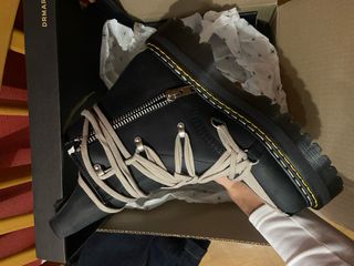 Botas Dr. Martens x Rick Owens Negras 10.5us