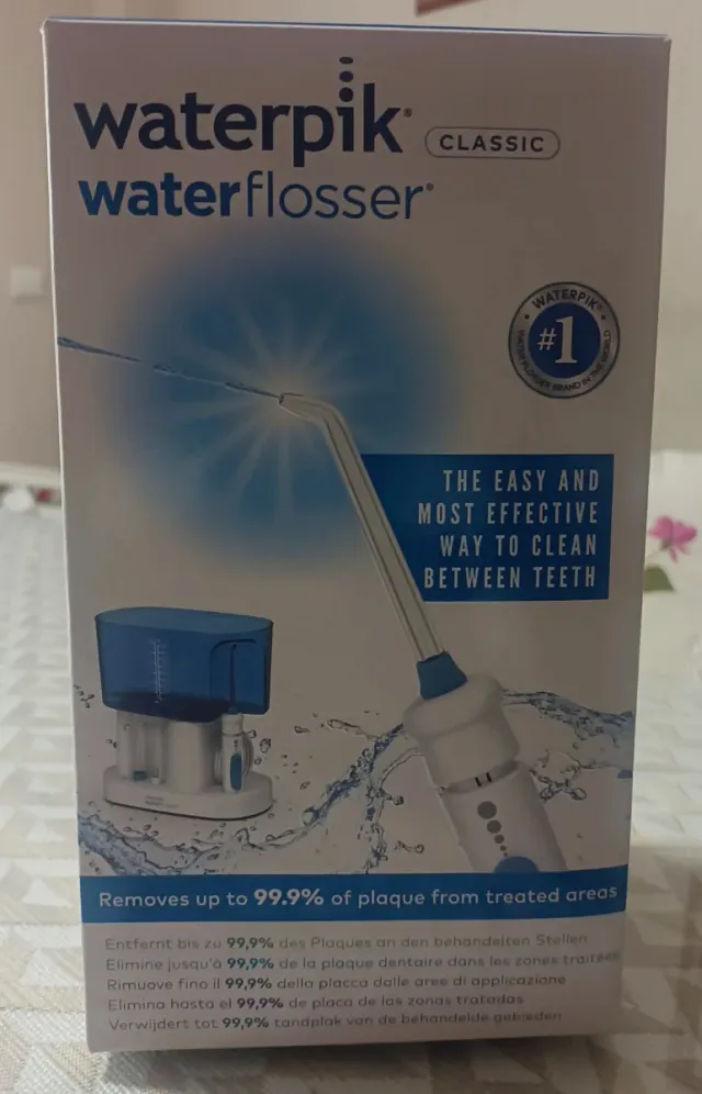 Irrigatore Dentale Waterpik Bianco e Blu