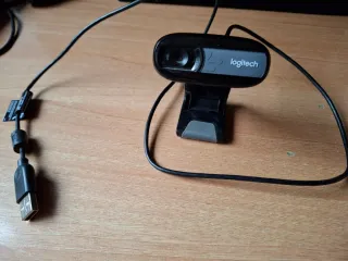 Webcam Logitech Negra