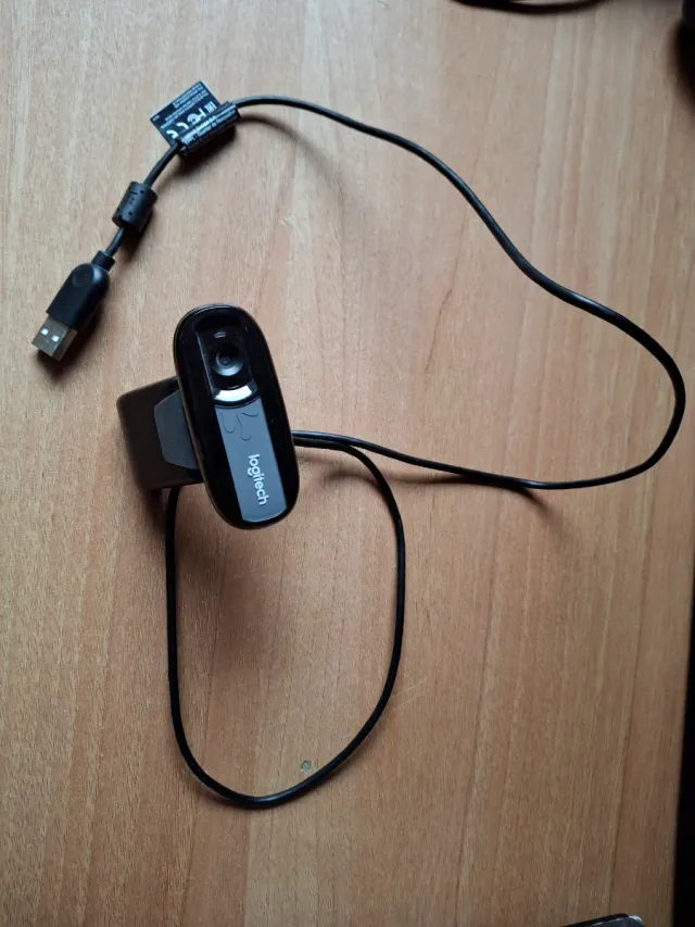 Webcam Logitech Negra