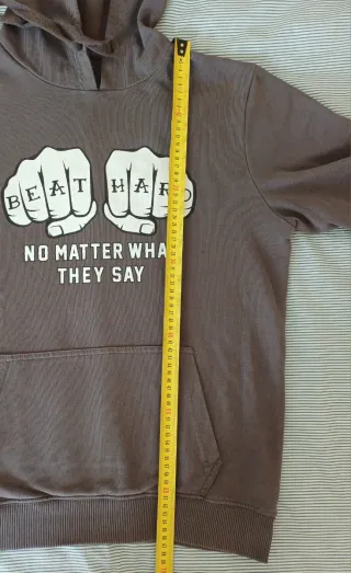 Felpa con stampa Beat Hard