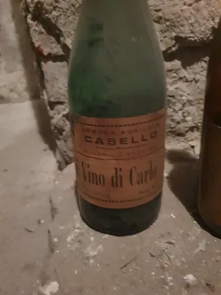 Vecchie bottiglie di vino