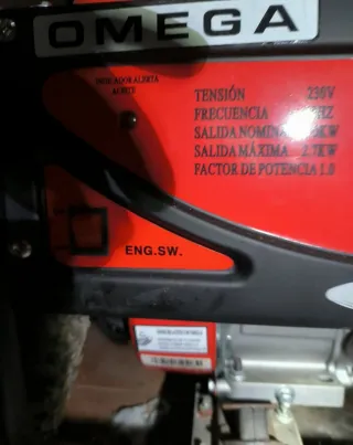 Generador Eléctrico OMEGA YH2500