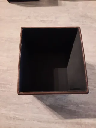 3 cajas de fundas de piel para CD