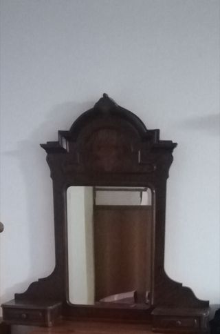 Specchiera vintage in legno