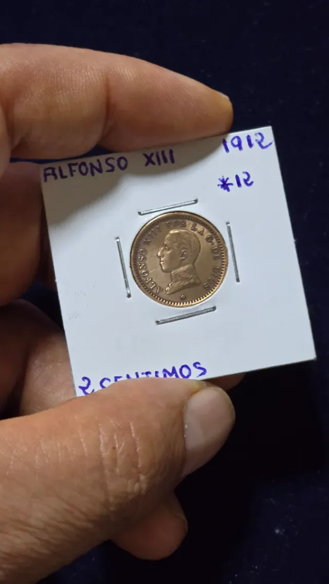 Alfonso XIII 2 Centesimi 1912