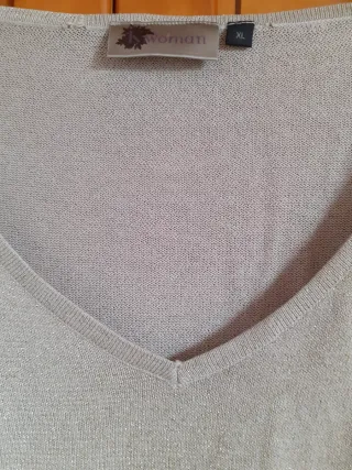 Jersey fino con destellos dorados Talla XL