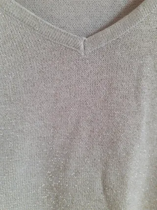 Jersey fino con destellos dorados Talla XL