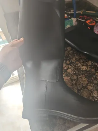 Botas de hípica y casco