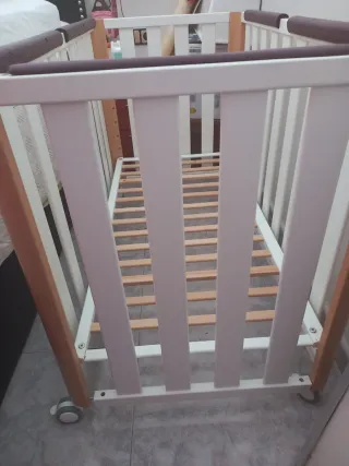 Cuna Doco sleeping 60x120cm blanca/natural