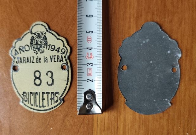 Targa per bicicletta anno 1949
