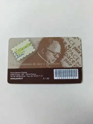 Tessera filatelica Don Primo Mazzolari 2009