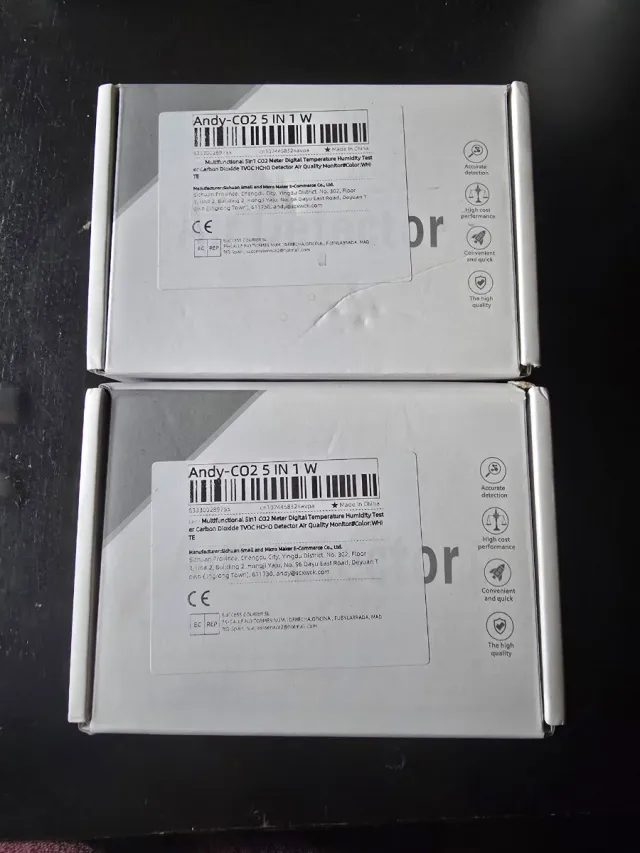 Detector de calidad del aire son dos