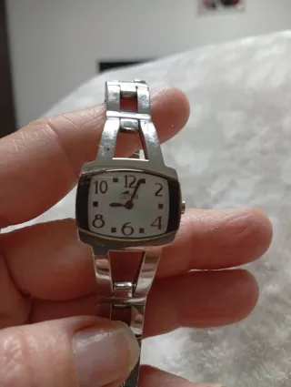 Reloj Lotus Mujer Plata y Blanco