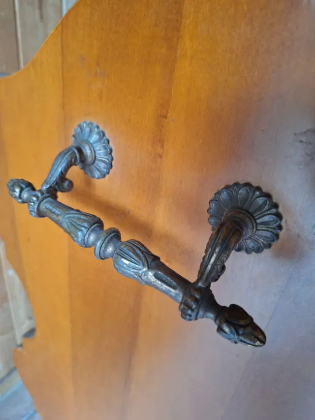 Carrello portavivande in legno a 3 ripiani