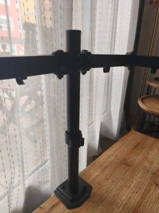 Soporte doble monitor ordenador