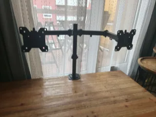 Soporte doble monitor ordenador