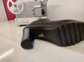 Botín de piel Mimao negro