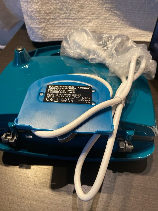 Tostiera Grill Kooper Tasty - Nuova